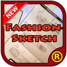 Fashion Flat Sketch New 2017 icon