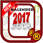 Kalender 2017 Indonesia-icoon