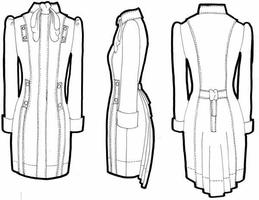 برنامه‌نما Fashion Design Flat Sketch New عکس از صفحه
