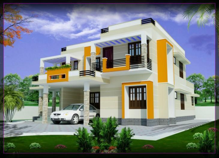 New Home Design 3D Free for Simple Design