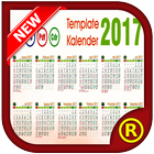 kalender indonesia 2017 icône