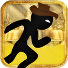 Brave Stickman Gold Chase أيقونة