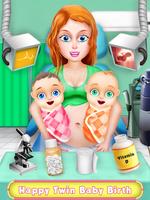 Poster gemello Bambino Mamma Incinta Chirurgia ER Emergen