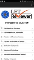 LET Reviewer: Professional Edu постер