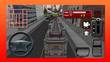 Fire Rescue 911 Simulator 3D poster