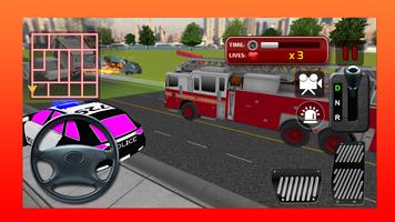 Fire Rescue 911 Simulator 3D capture d'écran 1
