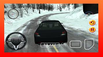 Snow Car Driving Game 3D Cartaz