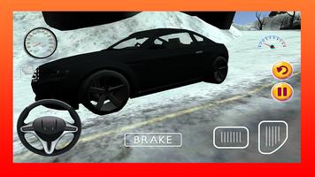 Snow Car Driving Game 3D capture d'écran 1