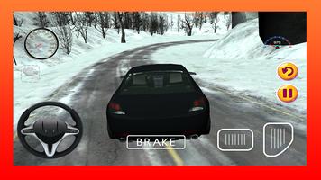 Snow Car Driving Game 3D imagem de tela 3