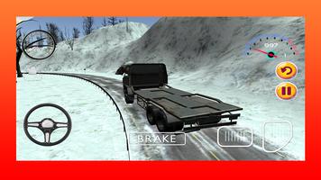 Snow Truck Driving Game 3D Affiche