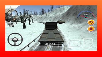 Snow Truck Driving Game 3D capture d'écran 1