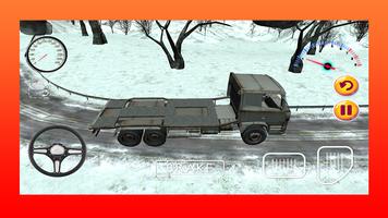 Snow Truck Driving Game 3D capture d'écran 2