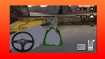 Tractor Concrete Excavator Op پوسٹر