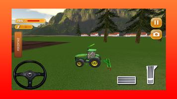 Tractor Farming Simulator 3D постер