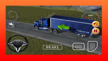 Truck Driving Game 3D imagem de tela 1