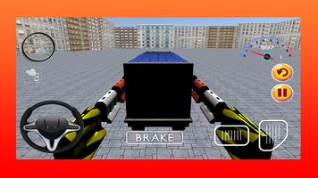 Truck Parking Drive Game 3D captura de pantalla 1