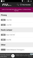 Malaysia Radio - FM Mob capture d'écran 1