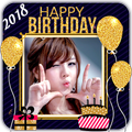 ”Happy Birthday Photo Frame Special Stickers