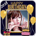 Happy Birthday Photo Frame Special Stickers ícone