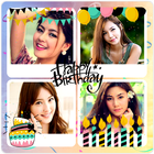 ikon Happy Birthday Collage Maker Photo Editor Free