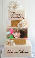 Birthday Cake on Name & Photo اسکرین شاٹ 2