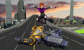 Futuristic Supergirl Battle ภาพหน้าจอ 1