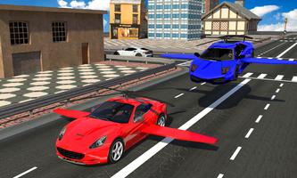 Flying Car Racing 3D Plakat