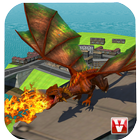 Flying Dragon Clash Simulation icône