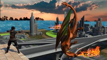 Flying Dragon Clash Simulation screenshot 1