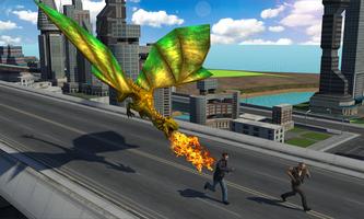 Flying Dragon Clash Simulation capture d'écran 2