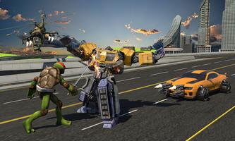 Ninja Turtle Robot War poster