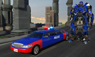 Police Limo Robot Battle poster