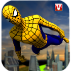 Super Aranha Voando Herói ícone