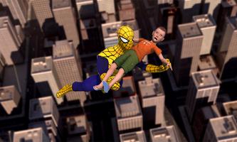 Super Spider Flying Hero تصوير الشاشة 1