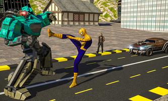Superheroes Robot Battle capture d'écran 3