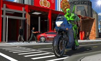 City Rope Hero Pizza Delivery 포스터