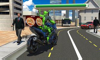 City Rope Hero Pizza Delivery 스크린샷 1