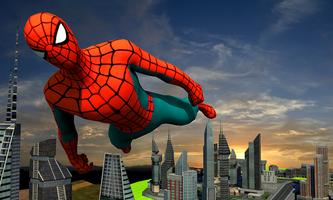 Flying Spider Hero City Rescue Affiche