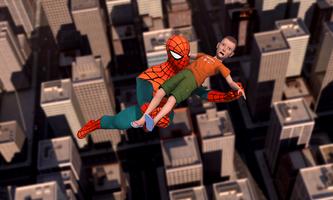 Flying Spider Hero City Rescue capture d'écran 1