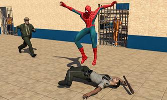 Spider Hero Jail Survival: Stealth Mission screenshot 2