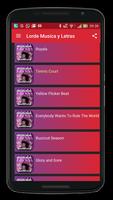 Lorde Musica & Letras الملصق
