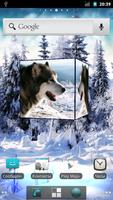 Husky 3D Live Wallpaper capture d'écran 1