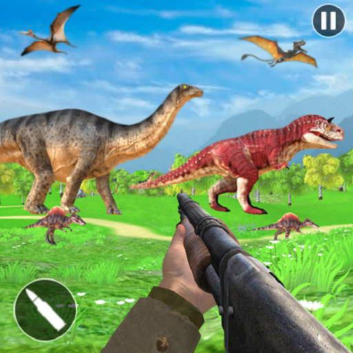 caça ao dinossauro tiro mortal