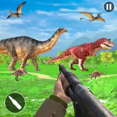 caccia al dinosauro sparare mortalmente