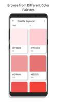 Material Color Palette - Extract Real/Live colors plakat