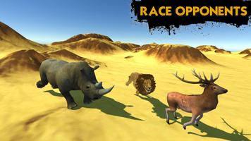 برنامه‌نما Deadly Desert Rhino Simulator عکس از صفحه
