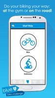 Blue Shield Bike Challenge Cartaz