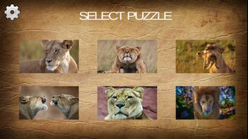 Lion Jigsaw Puzzles Ekran Görüntüsü 1