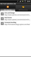 RSS Feed Submitter Lite screenshot 3