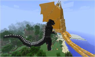 Mod Big Godzilla for MCPE captura de pantalla 2